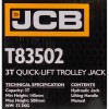 Крик крокодил 3т с педал JCB ,T83502 (145-500mm) - цена