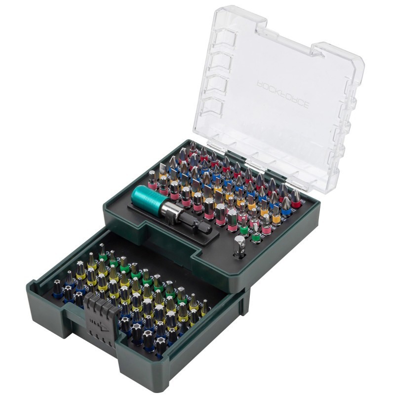 Комплект битове 102 части ROCKFORCE , RF-21023 - цена