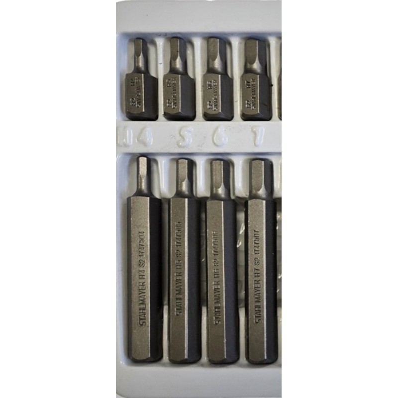 Комплект битове-накрайници STAHLMAYER , SM4401 , Hex, XZN и Torx, 1/2", 3/8", 40 броя - цена
