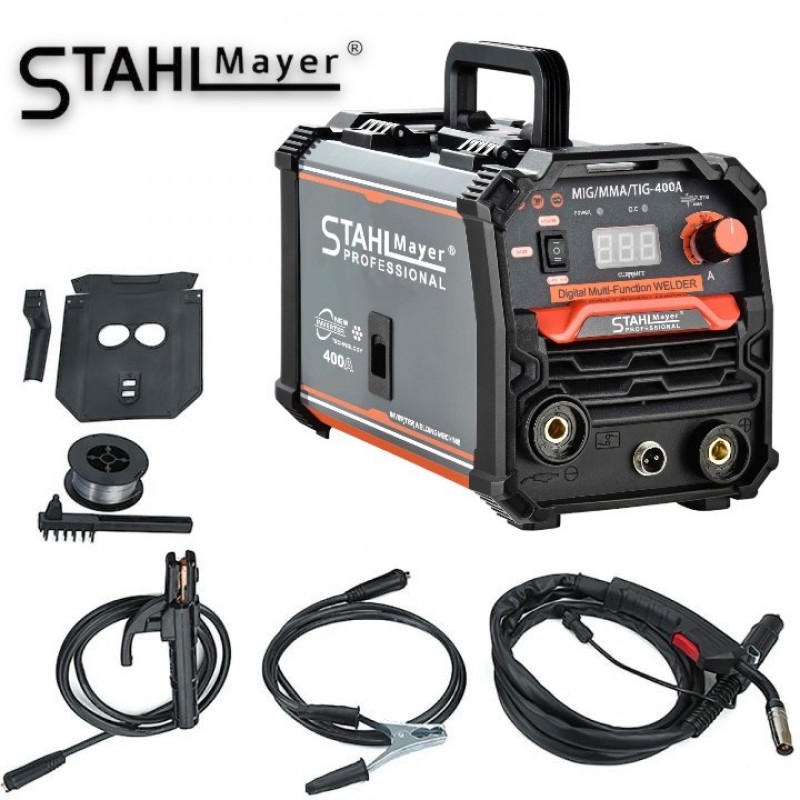 Телоподаващ апарат MIG, MAG, MMA за заваряване без газ 400А STAHLMAYER-Pro - цена