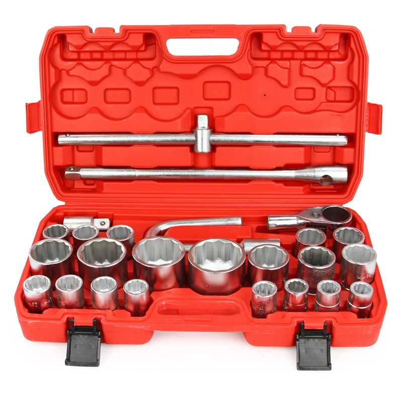 Комплект инструменти 26 части, дванадесетостенно 3/4″ & 1″ ,21-65mm.. Гедоре камионско