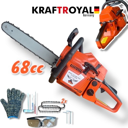 Бензинова Резачка за дърва KRAFTROYAL 68 cc