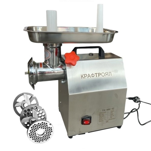 Професионална електрическа месомелачка с редуктор 1200W TK/MK-12