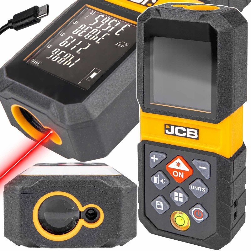 Акумулаторна лазерна ролетка JCB 80м , LDM-80 - цена