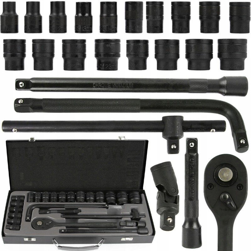 Гедоре  1/2" 24 части ударно FORCEKRAFT , FK-4245B-5MPB - цена